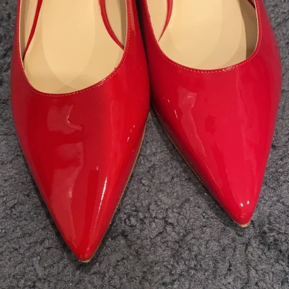 Viajiyu red flats generous toe box with no cleavage new no box size 41…
